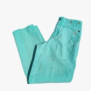 Vintage 80s Sahara Club Aqua Straight Leg Stone Washed Jeans‎ Size 6 Boys K85